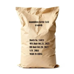 guanidino-acetic acid coated